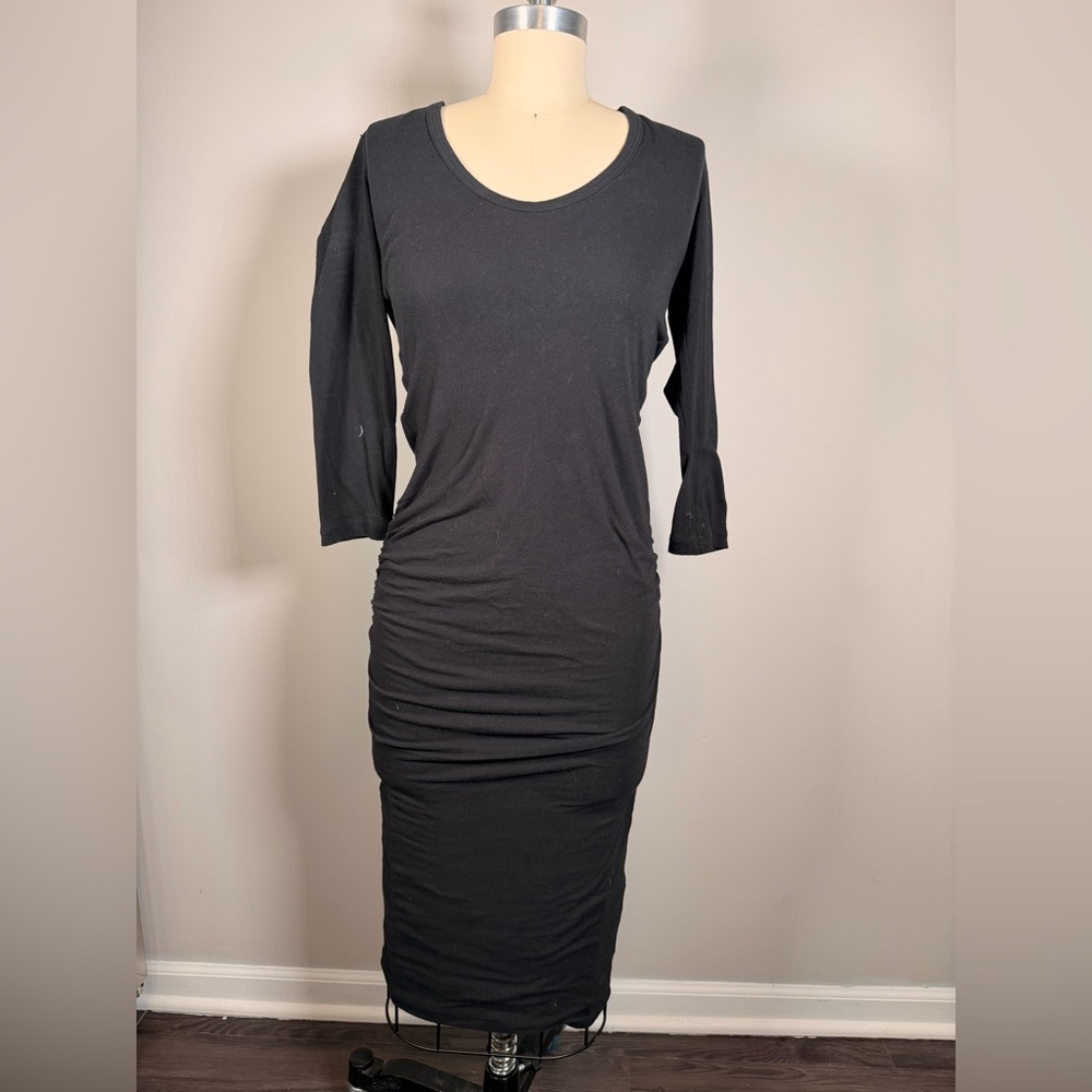 James Perse Black Long Sleeve Dress size 2
